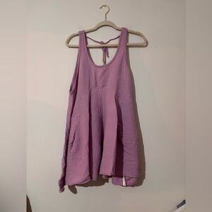 Free People Lavender Mini Dress